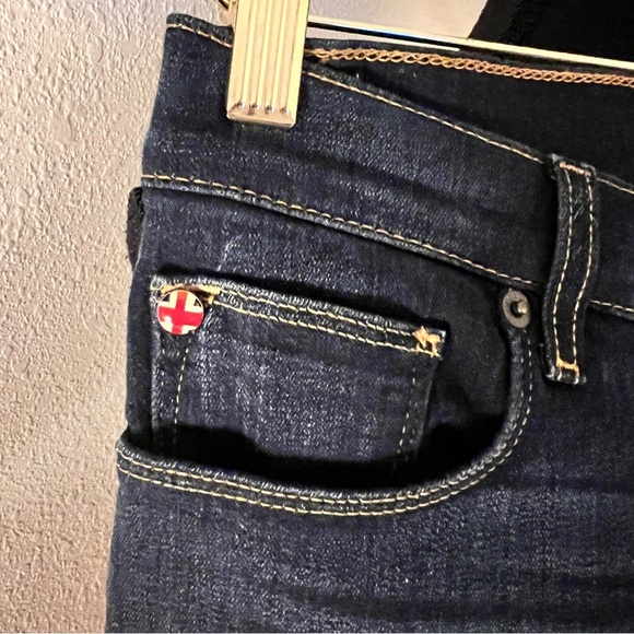 Hudson Jeans Women’s Krista Ankle Skinny Denim Dark Blue Jeans Pants Size 29 - Picture 2 of 16